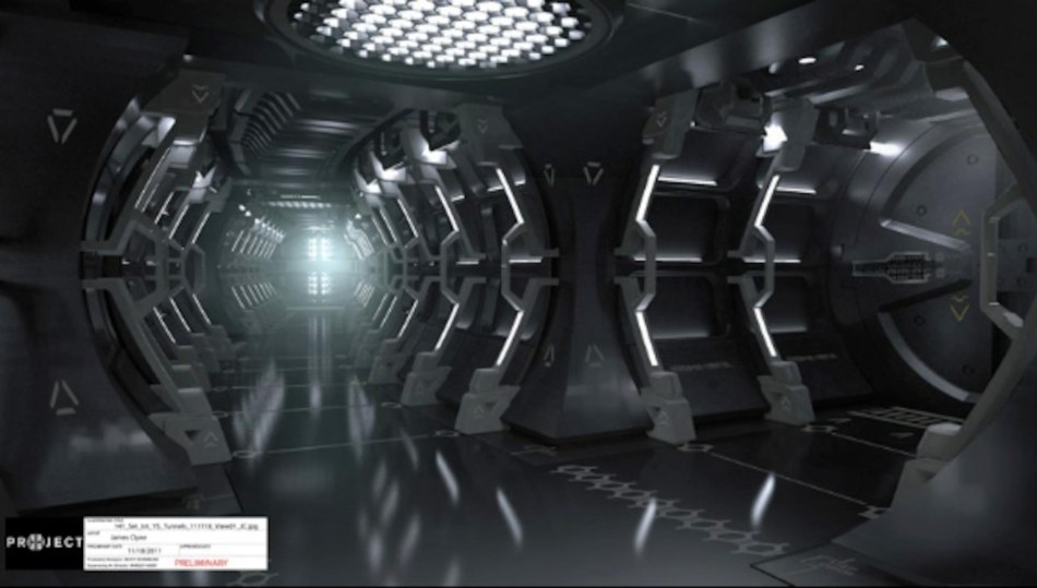 USS Vengeance passageway as depicted by production designer Scott Chambliss. Catch Star Trek Into Darkness in Newport Cinemas-Resort’s World Manila, EASTWOOD City Mall, Lucky China Town Mall and Shang Rila Plaza mall. For more Star Trek Into Darkness art click on pic for Scott Chambliss blog.