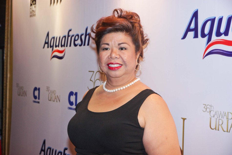 Mae Paner (JUANA C THE MOVIE) during 36th URIAN awards night at the NBC tent last June 18, 2013. Photo by Jude Bautista 