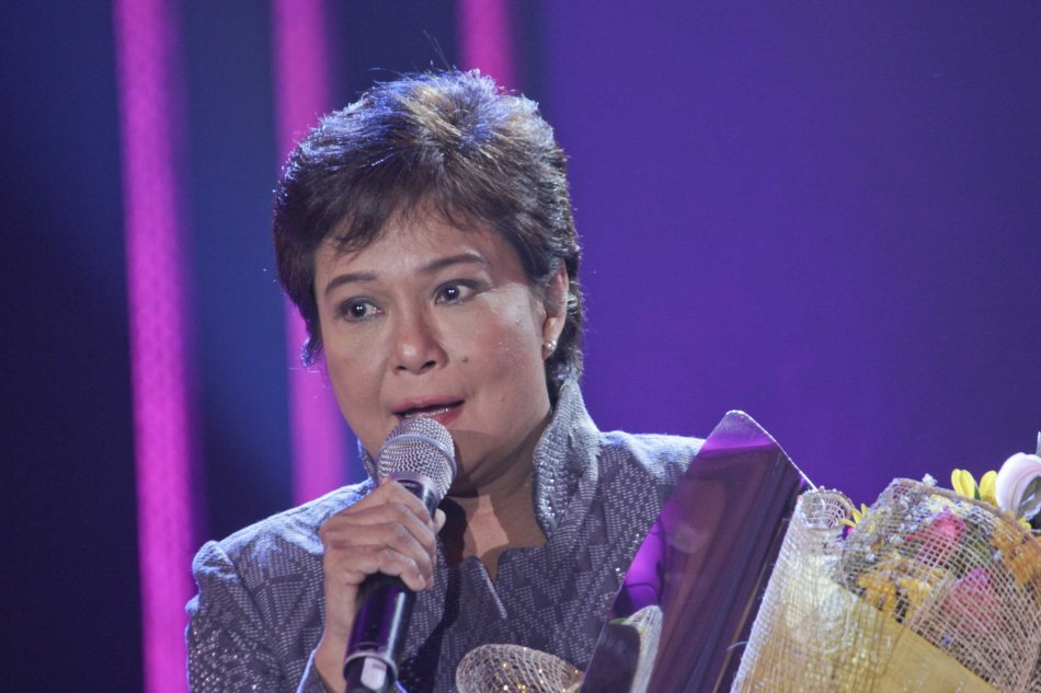 5-time Urian Best Actress winner Nora Aunor (THY WOMB) during 36th URIAN awards night at the NBC tent last June 18, 2013. Photo by Jude Bautista 