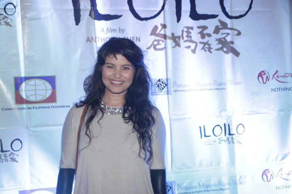 The Voice handpicked by Lea Salonga: Marissa Saroca at the ILO ILO premiere at the Newport Performing Arts Theater, Resort’s World Manila last December 2, 2013. Catch the CANNES and Golden Horse award winning film ILO ILO in Philippine theaters NOW. Photo by Jude Bautista