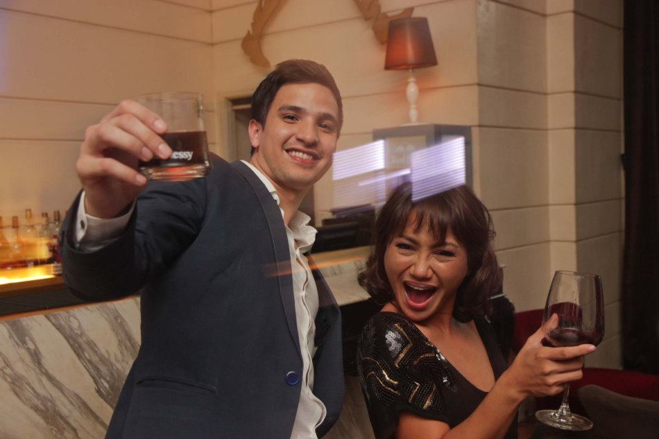 Markki Stroemm and Angeli Bayani celebrate the success of their films at the ILO ILO SLUMBER PARTY in OPUS last December 2, 2013. Catch the CANNES and Golden Horse award winning film ILO ILO in Philippine theaters NOW. Photo by Jude Bautista