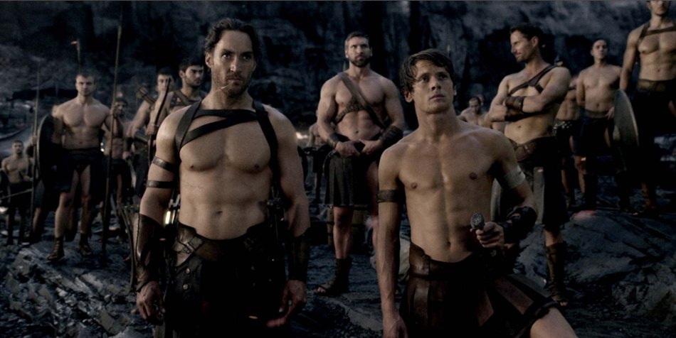Foreground left: Scyllias (Callan Mulvey) father to Calisto (Jack O’Connell) lead the Greeks to battle. 300 RISE OF AN EMPIRE opens on March 7, 2014 at Resort’s World Manila, Lucky Chinatown Mall, Shang Rila Cineplex /East Wing and Eastwood Mall running now.