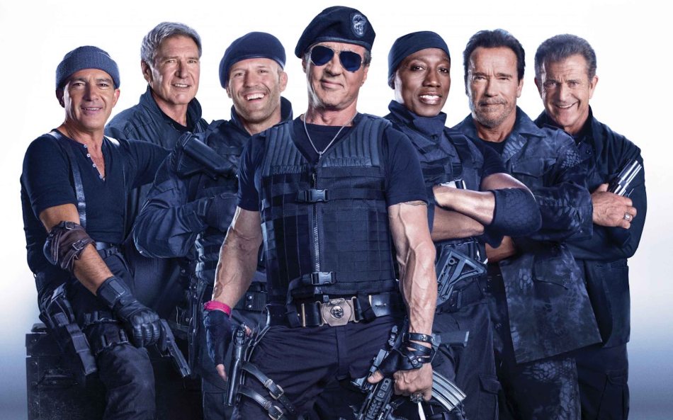 New Expendable stars from left: Antonio Banderas (Galgo), Harrison Ford (Drummer) Jason Statham (Lee Christmas), Sylvester Stallone (Barney Ross), Wesley Snipes (Doc) and Arnold Schwarzenegger (Trench). Catch EXPENDABLES3 in Resort’s World Manila, Eastwood Mall and Lucky Chinatown Mall.