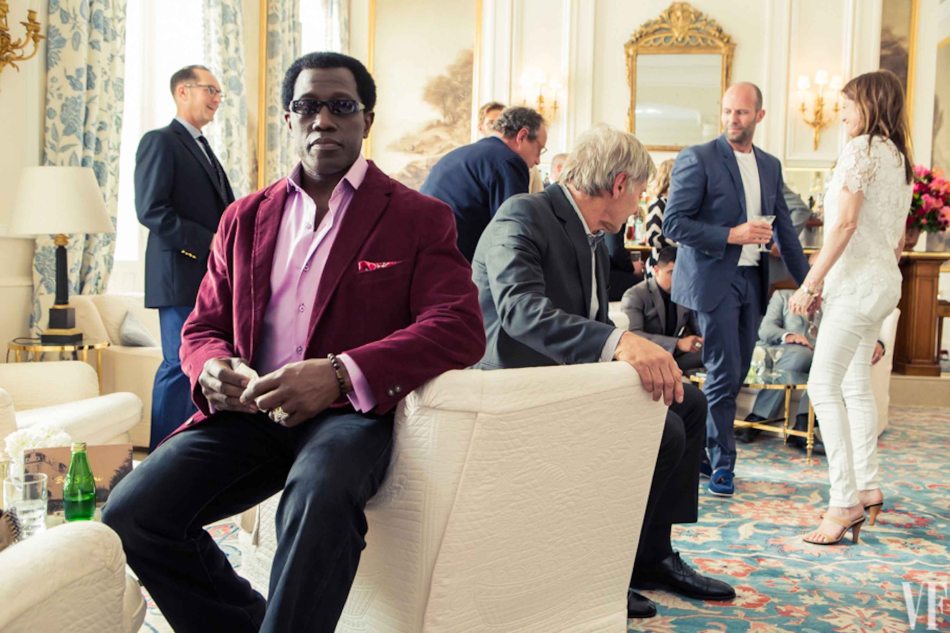 Wesley Snipes was cast in the original EXPENDABLES but missed it because he was incarcerated for Tax evasion. Photo from Vanity Fair shoot. Catch EXPENDABLES3 in Resort’s World Manila, Eastwood Mall and Lucky Chinatown Mall.