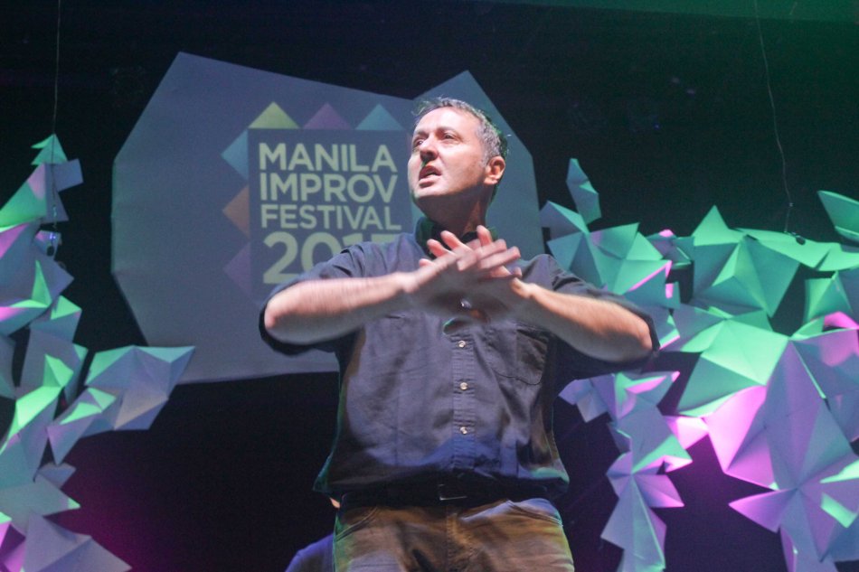 John Maloney of TAICHUNG IMPROV. The 3rd International Manila Improv Festival runs from July 8-12, 2015 at the PETA Theater Center. Photo by Jude Bautista.