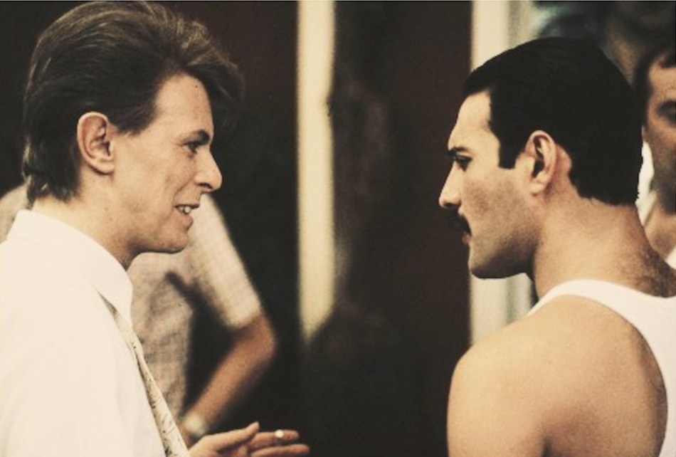 David Bowie wrote the lyrics to UNDER PRESSURE and performed the famous duet with Freddie Mercury back in 1981. It was one of QUEEN’s most memorable hits speaking about society’s judgment on LGBT. 