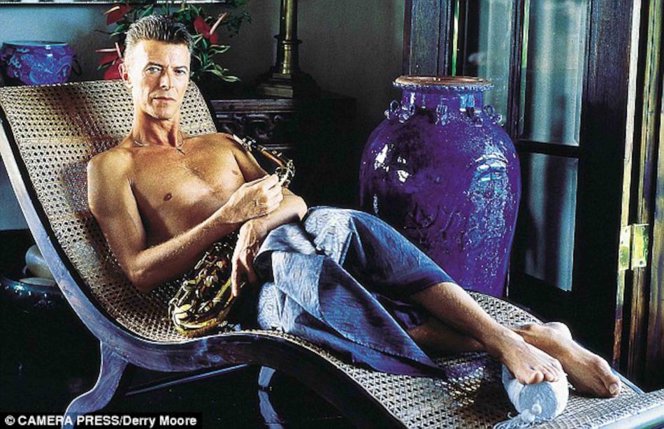 David Bowie was not just physically well endowed but was very charming and intelligent.