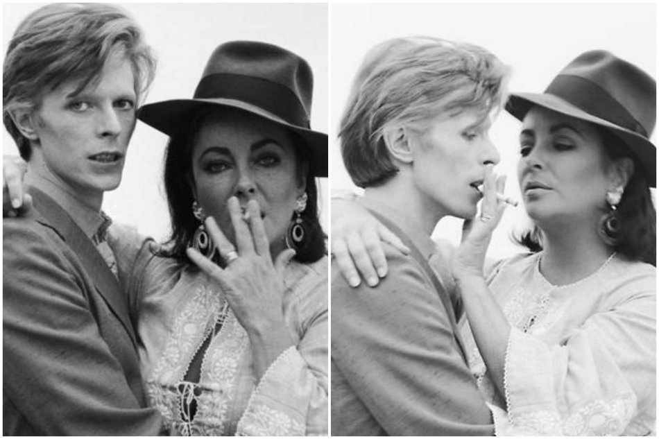 Liz Taylor fell for the sexy and charming David Bowie