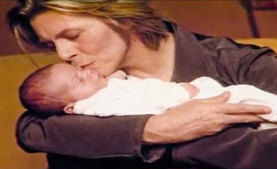 Bowie and daughter Alexandria who was born in 2000.